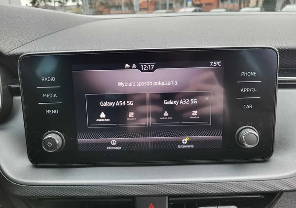 Skoda Kamiq cena 88900 przebieg: 42381, rok produkcji 2021 z Kamień Pomorski małe 301